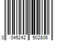 Barcode Image for UPC code 0045242502806