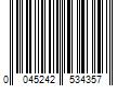 Barcode Image for UPC code 0045242534357