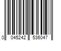 Barcode Image for UPC code 0045242536047