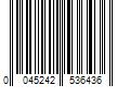 Barcode Image for UPC code 0045242536436