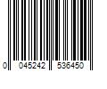 Barcode Image for UPC code 0045242536450