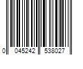 Barcode Image for UPC code 0045242538027