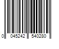 Barcode Image for UPC code 0045242540280. Product Name: Milwaukee SHOCKWAVE Metric Steel Drill Tap Set (5-Piece)