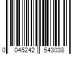 Barcode Image for UPC code 0045242543038