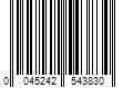 Barcode Image for UPC code 0045242543830