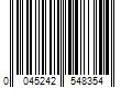 Barcode Image for UPC code 0045242548354