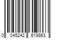 Barcode Image for UPC code 0045242619863