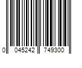 Barcode Image for UPC code 0045242749300