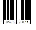 Barcode Image for UPC code 0045242750511