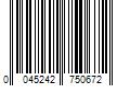 Barcode Image for UPC code 0045242750672