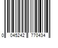 Barcode Image for UPC code 0045242770434