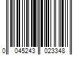 Barcode Image for UPC code 0045243023348