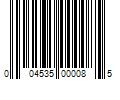 Barcode Image for UPC code 004535000085