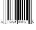 Barcode Image for UPC code 004541000055