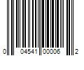 Barcode Image for UPC code 004541000062