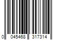 Barcode Image for UPC code 0045468317314