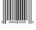 Barcode Image for UPC code 004549000088