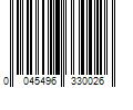 Barcode Image for UPC code 0045496330026