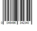 Barcode Image for UPC code 0045496342340