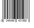 Barcode Image for UPC code 0045496401986