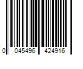 Barcode Image for UPC code 0045496424916