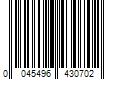 Barcode Image for UPC code 0045496430702