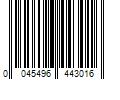 Barcode Image for UPC code 0045496443016