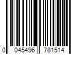 Barcode Image for UPC code 0045496781514