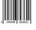 Barcode Image for UPC code 0045496893620