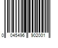 Barcode Image for UPC code 0045496902001