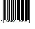 Barcode Image for UPC code 0045496902322