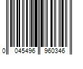 Barcode Image for UPC code 0045496960346