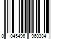 Barcode Image for UPC code 0045496960384