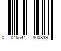 Barcode Image for UPC code 0045544800839