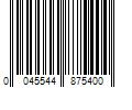 Barcode Image for UPC code 0045544875400