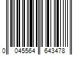 Barcode Image for UPC code 0045564643478