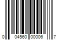 Barcode Image for UPC code 004560000067