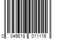 Barcode Image for UPC code 0045618011116