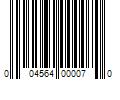 Barcode Image for UPC code 004564000070