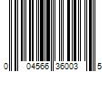 Barcode Image for UPC code 004566360035