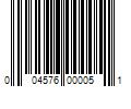 Barcode Image for UPC code 004576000051