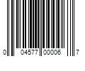 Barcode Image for UPC code 004577000067