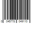 Barcode Image for UPC code 0045778049110