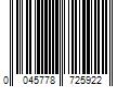 Barcode Image for UPC code 0045778725922