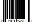 Barcode Image for UPC code 004578000073