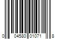 Barcode Image for UPC code 004580010718