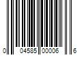 Barcode Image for UPC code 004585000066