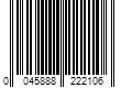 Barcode Image for UPC code 0045888222106