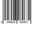 Barcode Image for UPC code 0045908080631