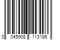 Barcode Image for UPC code 0045908113186